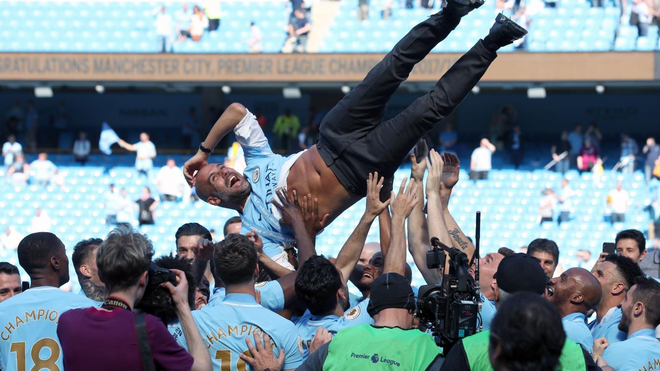 <p>Pep Guardiola tritt in Manchester zurück.</p>