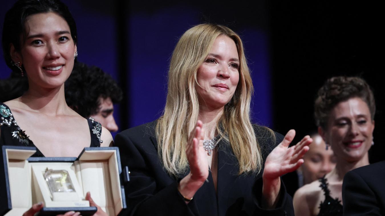 <p>Schauspielerin Virginie Efira (r.) wurde Filmfestival von Cannes gemeinsam mit Tao Okamoto als Beste Schauspielerin für ihre Rolle im Film „Soudain“ ausgezeichnet.</p>