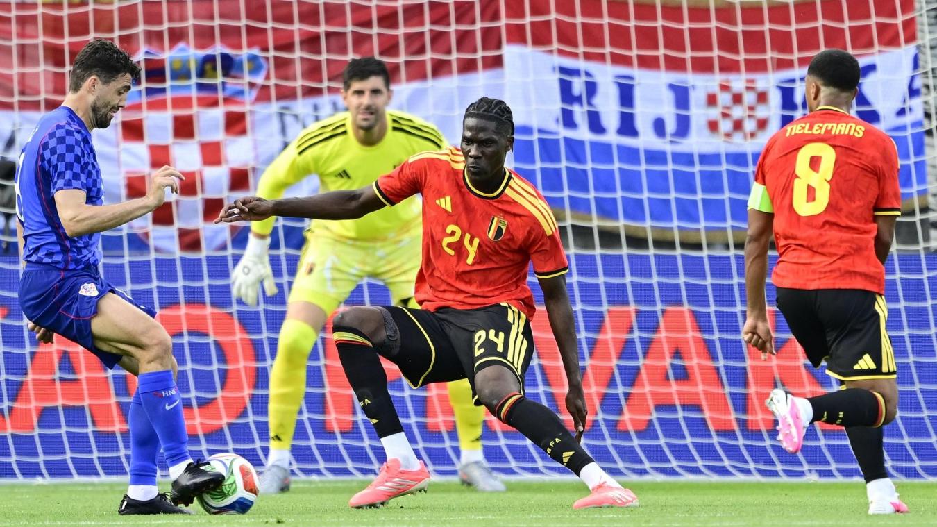 <p>Amadou Onana kam gegen Kroatien erstmals in der belgischen Innenverteidigung zum Einsatz.</p>
