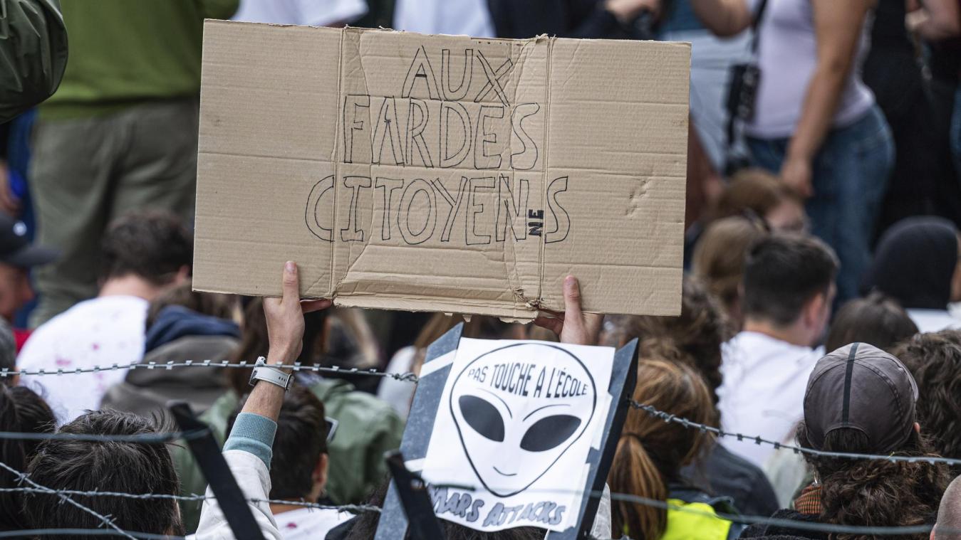 <p>In den vergangenen Monaten kam es immer wieder zu Protesten gegen Bildungsreform – so auch am Donnerstag.</p>