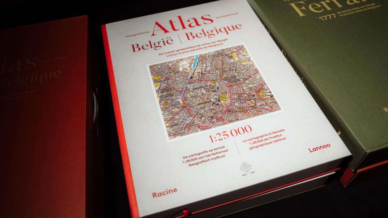 <p>Standardwerk: Topografischer Atlas Belgiens.</p>