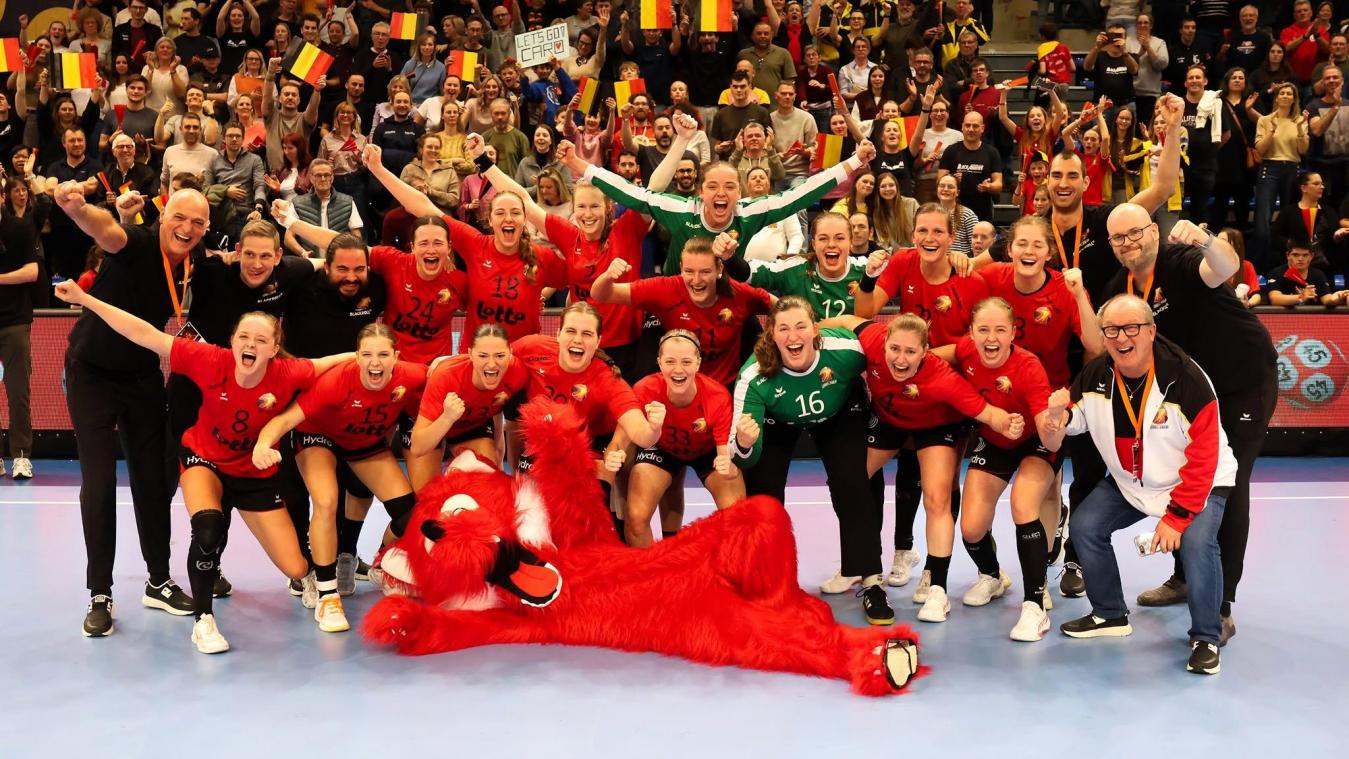 <p>Die belgischen Handballerinnen dürfen 2030 erstmals eine Europameisterschaft im eigenen Land erleben.</p>