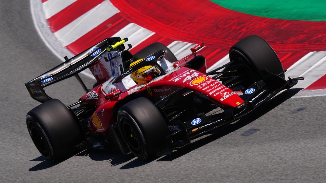 <p>Formel-1-Weltmeisterschaft: Ferrari-Pilot Lewis Hamilton gewinnt am Sonntag den Großen Preis von Katalonien in Barcelona.</p>