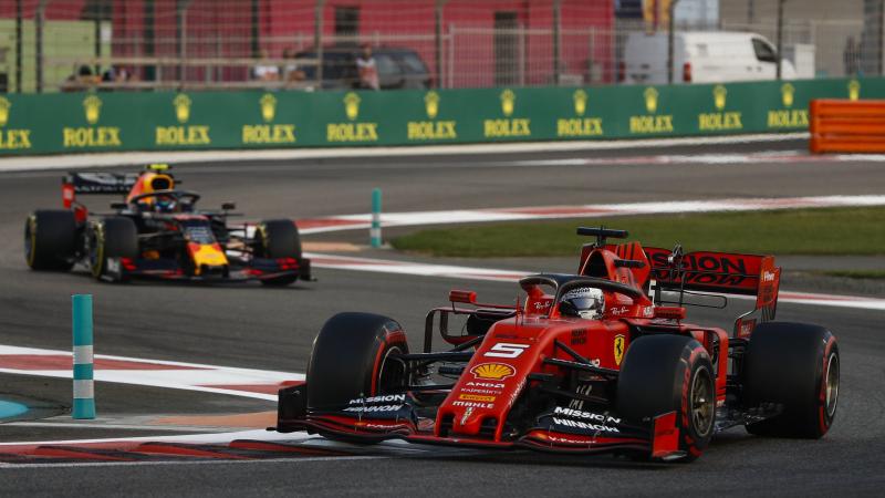 <p>Frust beim Finale: Sebastian Vettel wird in Abu Dhabi nur Fünfter.</p>