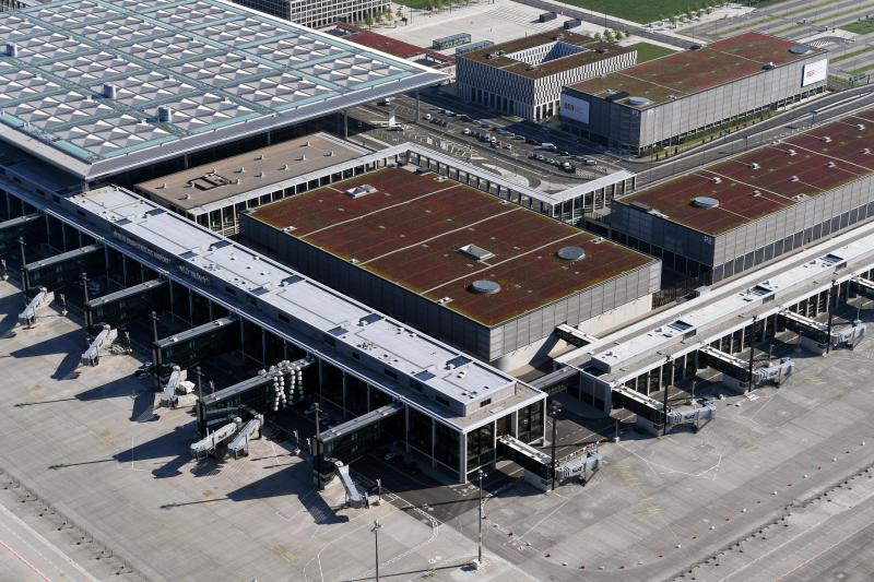 <p>Der künftige Hauptstadtflughafen BER.</p>