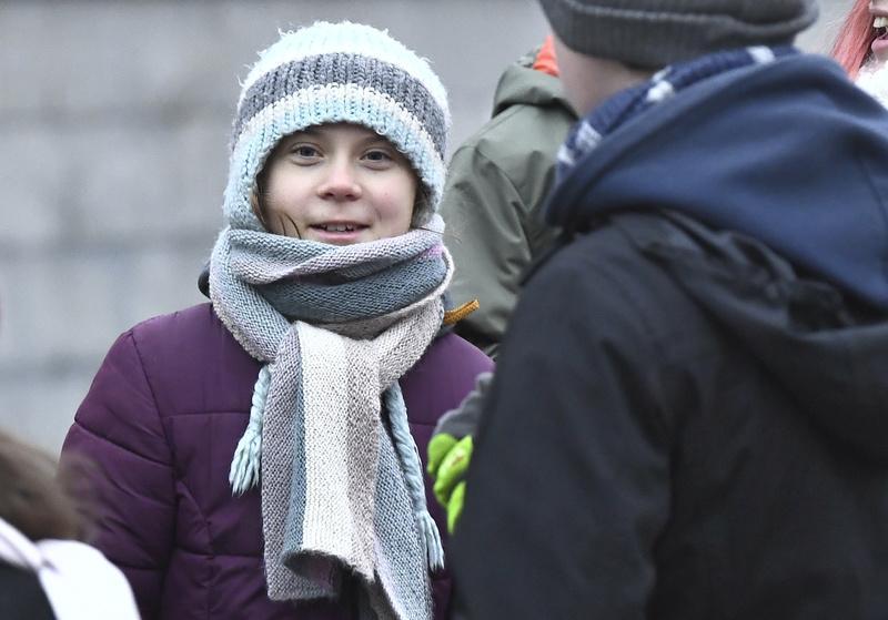 <p>Greta Thunberg, schwedische Klimaaktivistin, an ihrem 17. Geburtstag bei dem wöchentlichen „Fridays For Future“-Klimastreik vor dem schwedischen Parlament.</p>