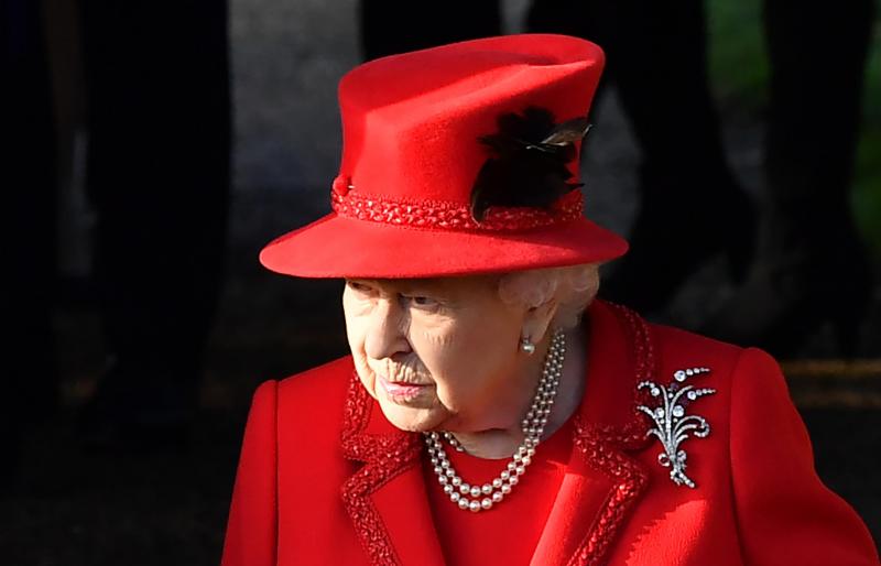 <p>Die Queen nach einem Gottesdienstbesuch nahe dem Landsitz Sandringham.</p>