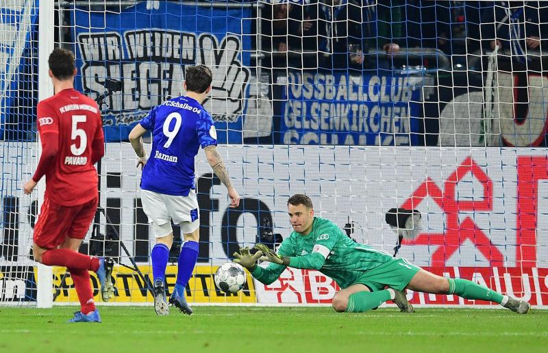 <p>Raman vergab kurz nach seiner Einwechslung eine gute Chance für Schalke 04.</p>