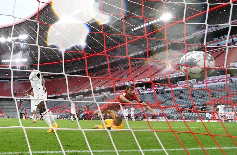 <p>Thomas Müller markierte das zwischenzeitliche 2:0 für die Bayern.</p>