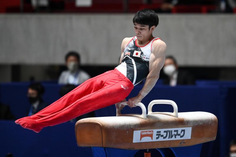 <p>Der japanische Athlet Wataru Tanigawa in Aktion</p>