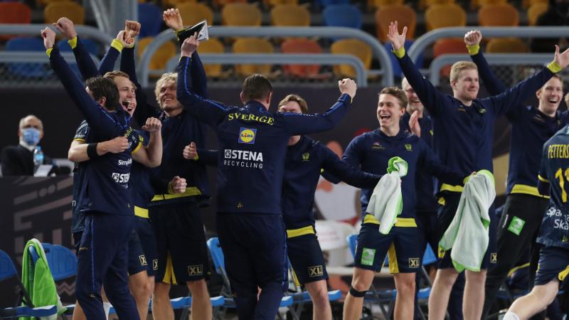 <p>Schweden freut sich über den ersten WM-Finaleinzug seit 20 Jahren.</p>