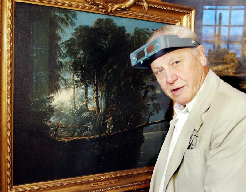 <p>Ein Schnappschuss aus dem Jahr 2004: David Attenborough besuchte damals das „National maritme Museum“ in Greenwich.</p>