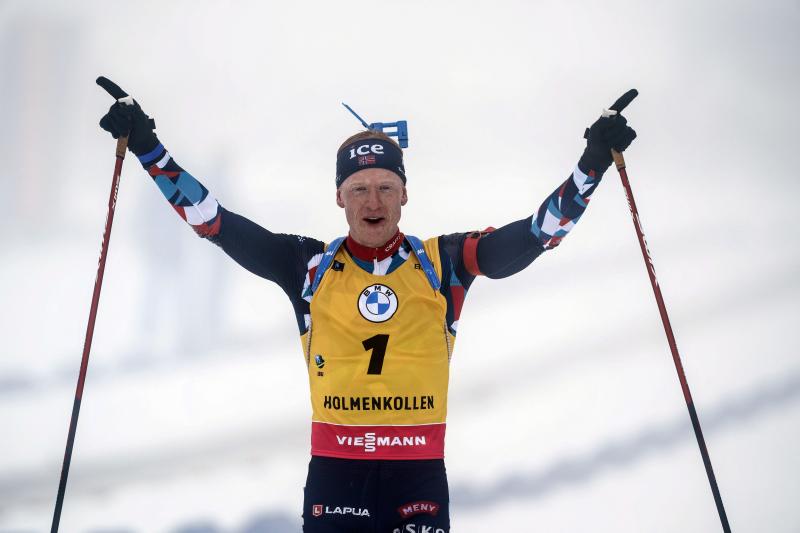 <p>Überflieger: Der Norweger Johannes Thingnes Bö baute seinen Siegrekord aus.</p>