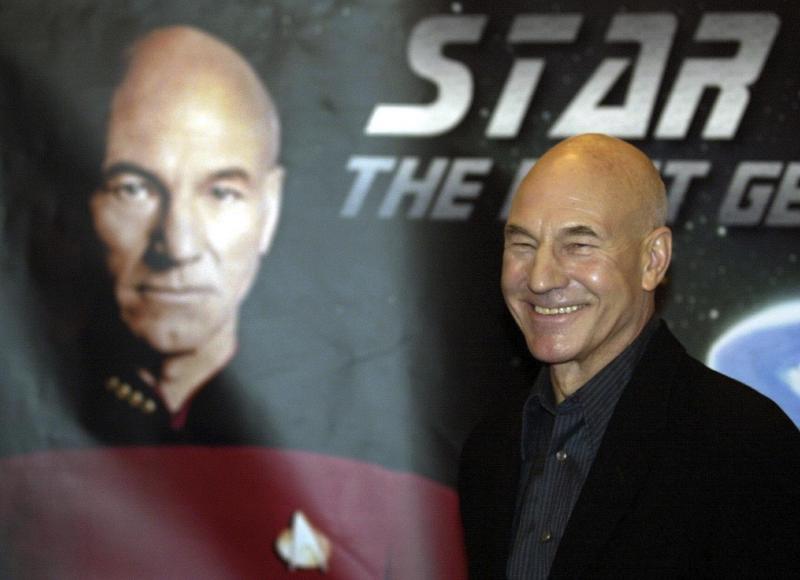 <p>Der britische Schauspieler Patrick Stewart wurde bekannt als Captain Jean-Luc Picard vom „Star Trek: The Next Generation“.</p>