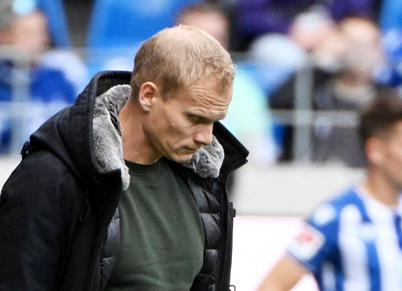 <p>Karel Geraerts stand zum ersten Mal bei Schalke an der Linie.</p>