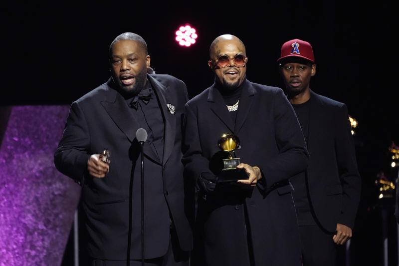 <p>Killer Mike (links) und DJ Paul erhielten den Preis für die beste Rap-Performance.</p>