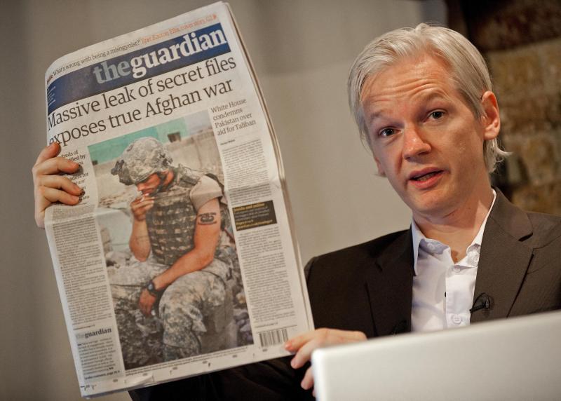 <p>Julian Assange im Juli 2010</p>