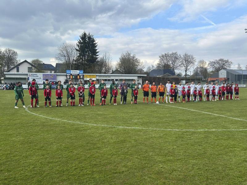 <p>Die U21-Mannschaft der AS Eupen und der U23 von Borussia Mönchengladbach</p>