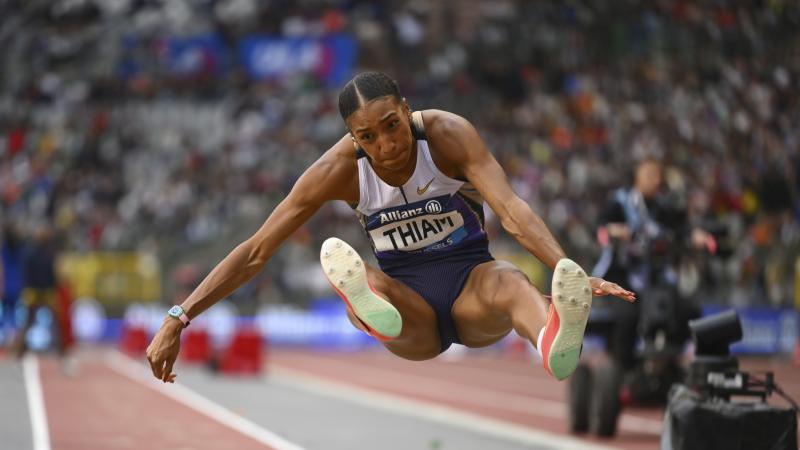 <p>Nafi Thiam bereitete sich in Brüssel auf die WM in Tokio vor.</p>