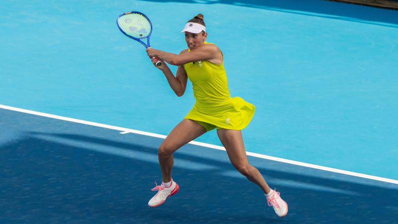 <p>Elise Mertens hatte keine Mühe.</p>