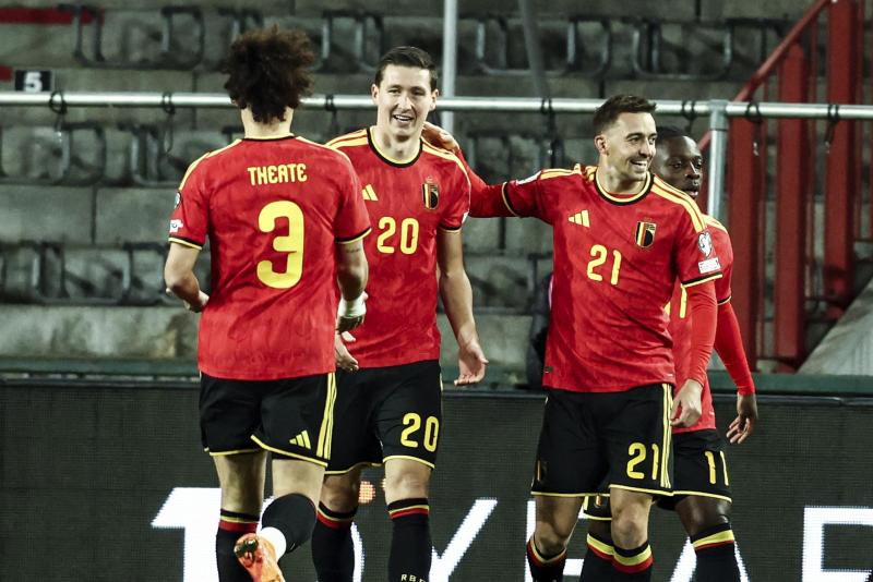 <p>Hans Vanaken traf schon in der 3. Minute zum 1:0 für dominante Belgier.</p>