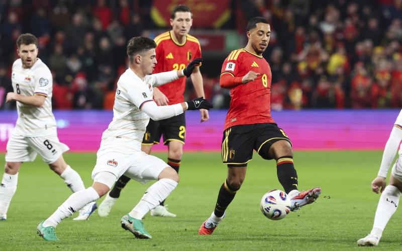 <p>Youri Tielemans rückte gegen Liechtenstein zurück in die Startelf.</p>