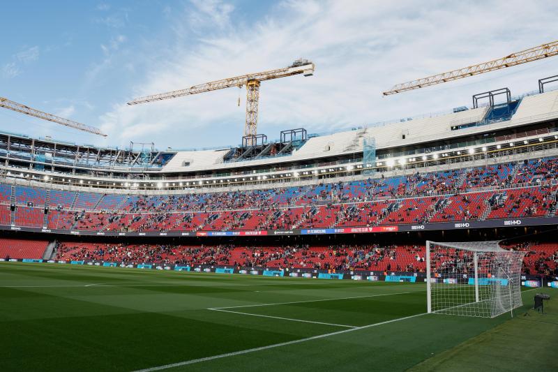 <p>Eine Übersicht des im Umbau befindlichen Stadions Camp Nou.</p>