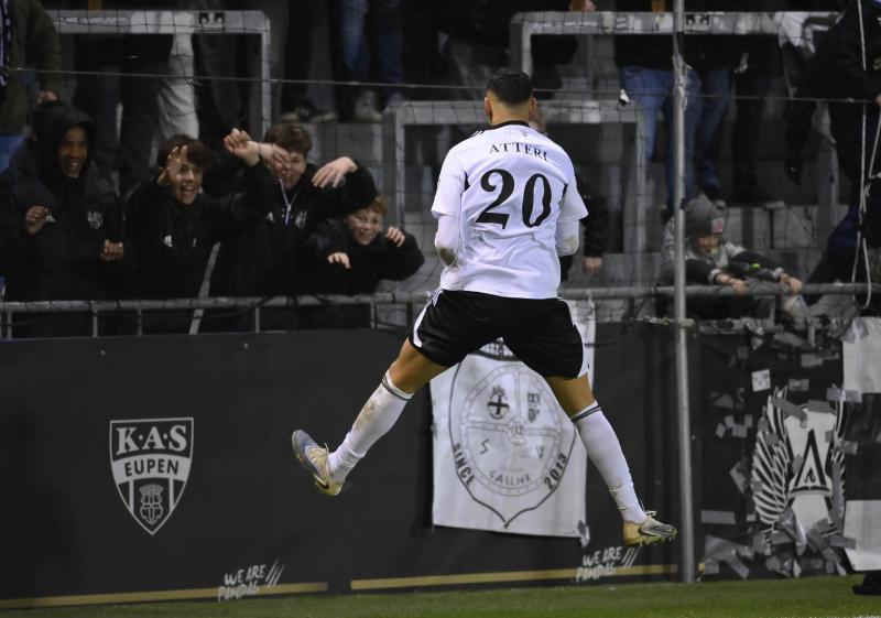 <p>Atteri brachte Eupen direkt nach der Pause zurück ins Spiel.</p>