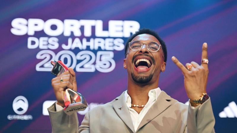 <p>Der Zehnkämpfer Leo Neugebauer wird im Kurhaus Baden-Baden als Sportler des Jahres 2025 ausgezeichnet.</p>