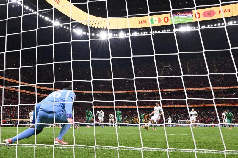 <p>Brahim Diaz verschoss den Elfmeter kläglich.</p>