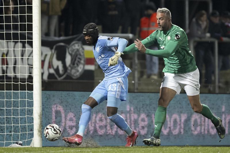<p>Manaf Nurudeen stand gegen Lommel im Eupener Tor.</p>