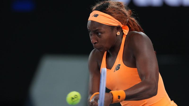 <p>Coco Gauff scheidet in Melbourne bereits im Viertelfinale aus.</p>