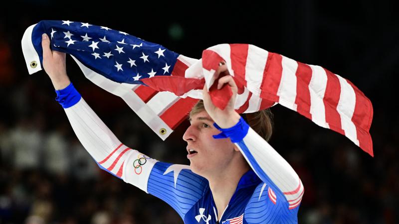 <p>Jordan Stolz war nicht zu schlagen.</p>