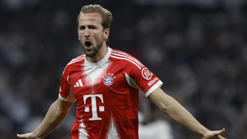 <p>Luis Diaz und Harry Kane (Foto) bescherten den Bayern eine gute Ausgangsposition fürs Rückspiel.</p>