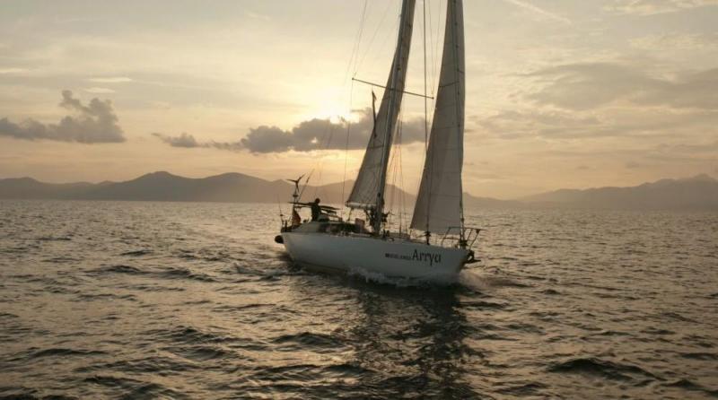 <p>Auf der Arrya reisten die vier Jungs über die Weltmeere.</p>