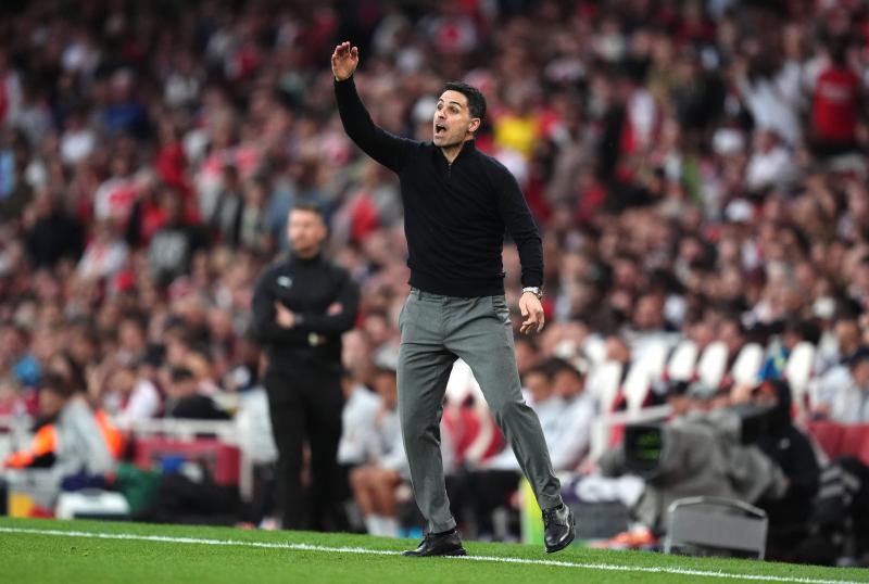 <p>Mikel Artetas „Gunners“ klopfen an der Tür zum Finale.</p>