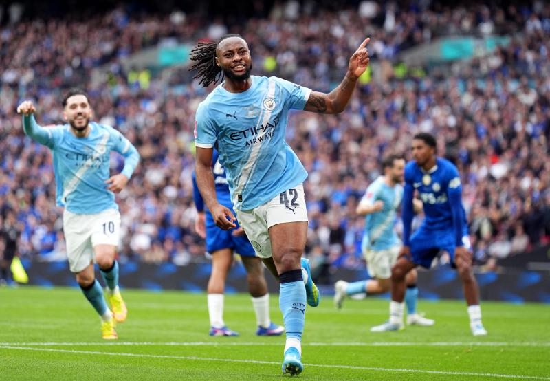<p>Antoine Semenyo traf für Manchester City zum 1:0.</p>