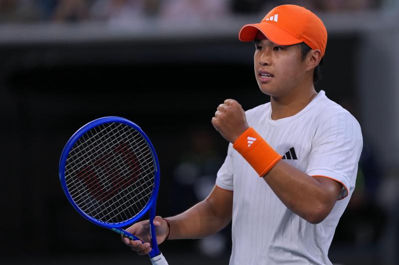 <p>Learner Tien bei den Australian Open im Januar</p>