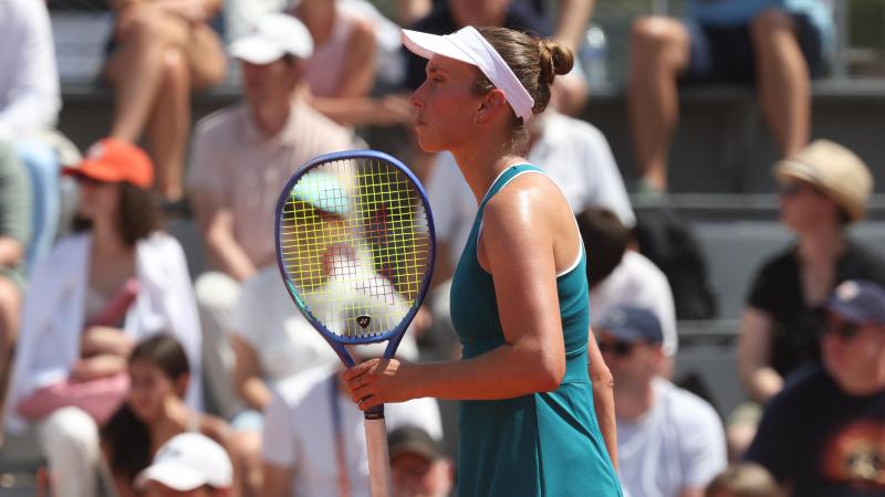<p>Elise Mertens scheidet in der zweiten Runde aus.</p>