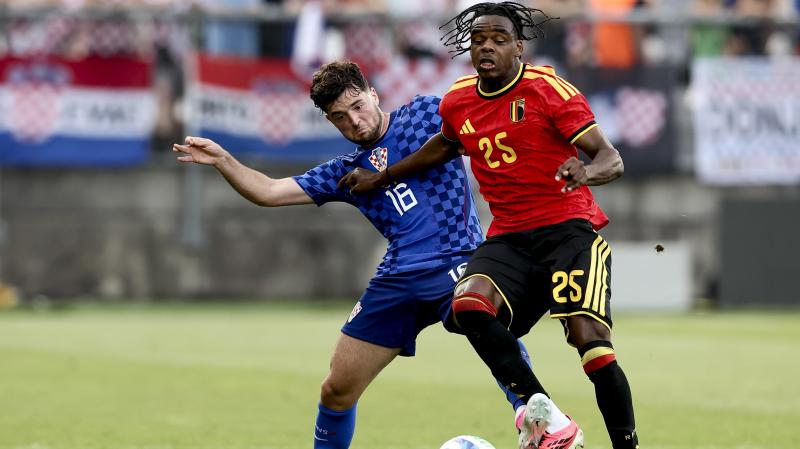 <p>In seinem dritten Länderspiel und vor seinem WM-Debüt zeigte Nathan Ngoy gegen Kroatien in der Dreierkette eine starke Leistung.</p>