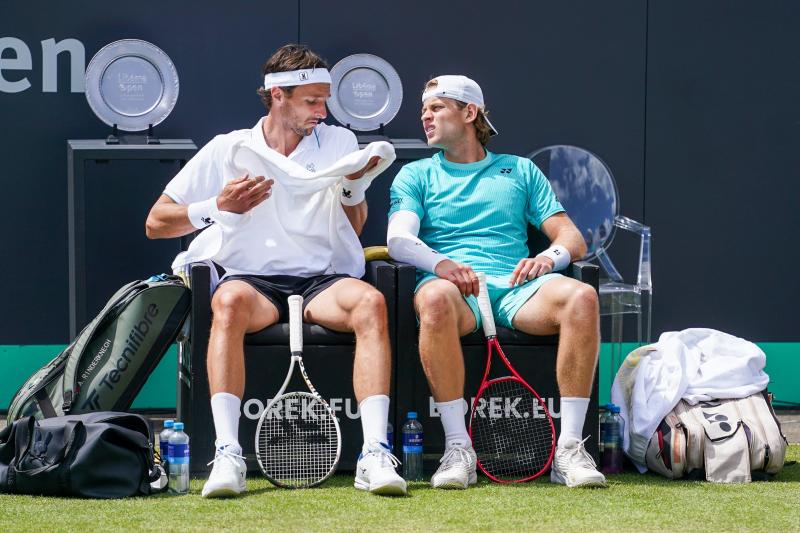 <p>Zizou Bergs und Arthur Rinderknech gingen in Rosmalen leer aus.</p>