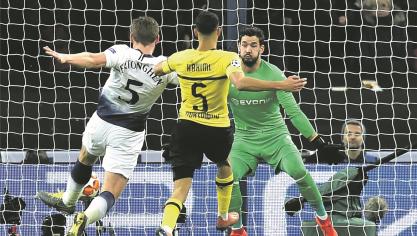 <p>Torschütze Vertonghen und Tottenham mit einem Bein im Viertelfinale – Ajax unterliegt Courtois und Co.</p>
