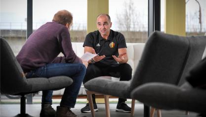 <p>Nationaltrainer Roberto Martinez im Gespräch mit GE-Sportredakteur Mario Vondegracht. Der Spanier widmete sich auch zwei Leserfragen.</p>