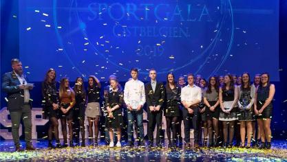 <p>Gruppenbild mit den Siegern: Die Sportgala Ostbelgien hielt ihr Niveau aus dem Vorjahr.</p>
