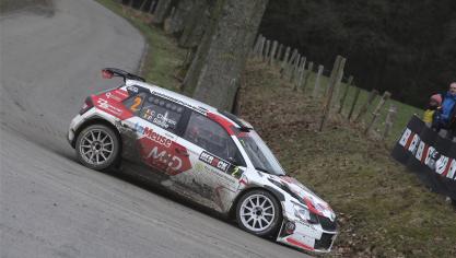 <p>Das Team Cherain-Sibille gewinnt die Spa Rally (Skoda). Foto: Herbert Simon</p>