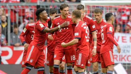 <p>Der FC Bayern München hat im Titelkampf der Fußball-Bundesliga wie erwartet vorgelegt.</p>