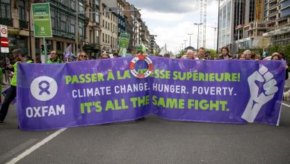 <p>15.000 forderten mehr soziale Rechte und mutige Klimapolitik</p>
