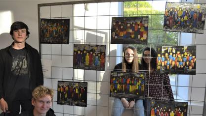 <p>Schüler des dritten Jahres der Kunstabteilung des RSI drücken ihre Erwartungen an Europa in Gemälden aus, in erstaunlich ausdrucksvollen Gemälden.</p>