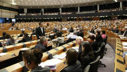 <p>Sitzung des EU-Parlamentes in Brüssel: „In meinen Augen ist das ostbelgische EU-Mandat zu sehr parteipolitisch ausgerichtet“, sagt der Politologe Mike Mettlen.</p>