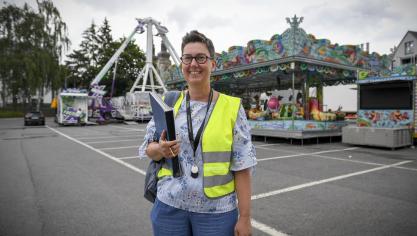 <p>Andrea Fischer koordiniert seit diesem Jahr die traditionsreiche Nikolauskirmes.</p>